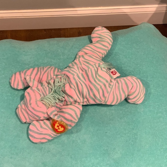 Ty Large Plush Pillow Pal - ZULU the Zebra - Picture 2 of 4